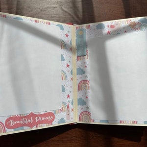 She's so lovely Handmade Photo Album, Scrapbook Memory book, princess photo album image 3