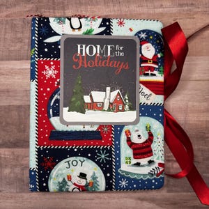Home for the Holidays - Christmas Photo Album, Christmas memory book, Christmas housewarming gift, Christmas family gift