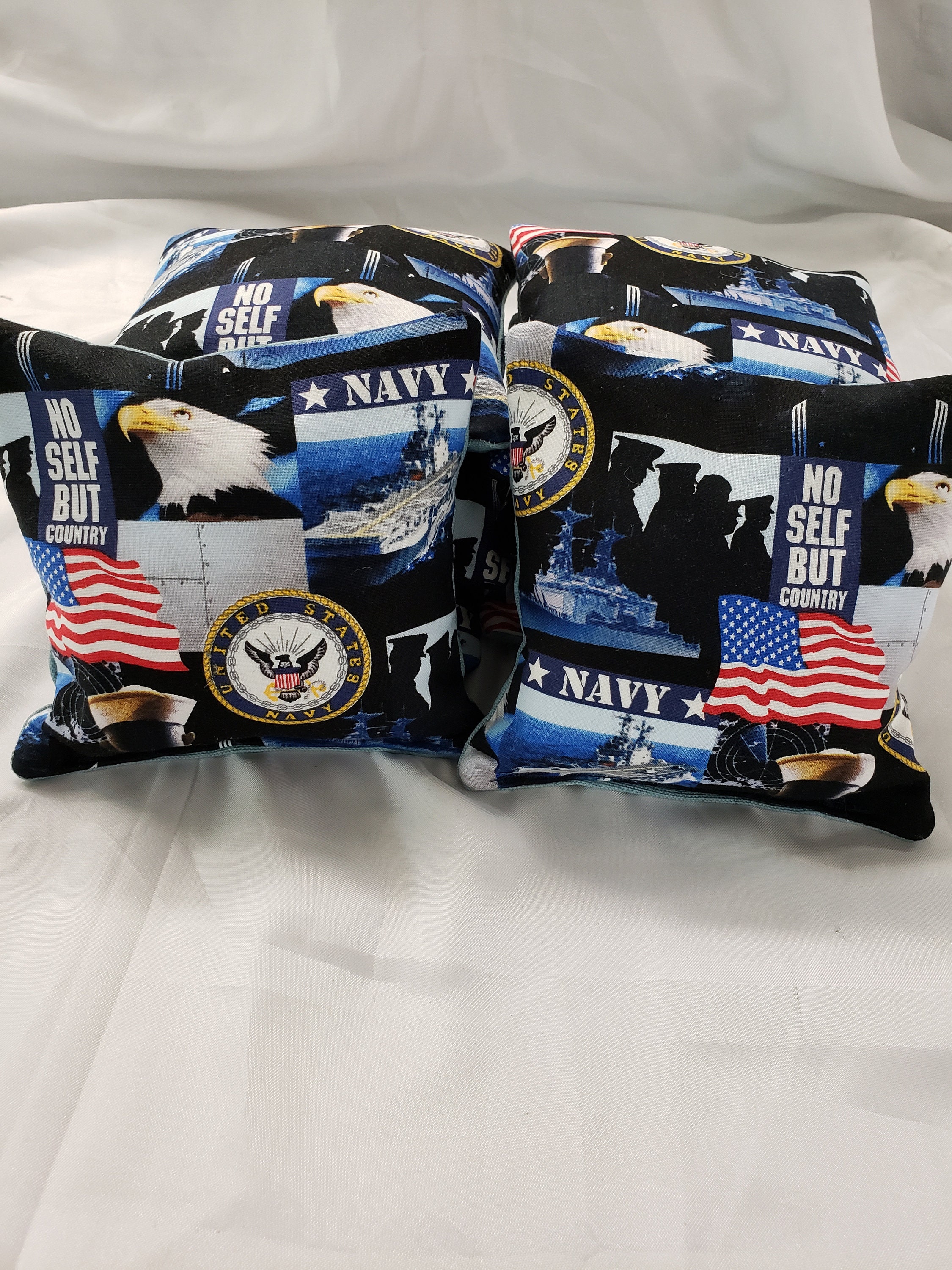 4 US Navy Corn Hole Bags Navy Bean Bag US Navy Bean Bag Etsy