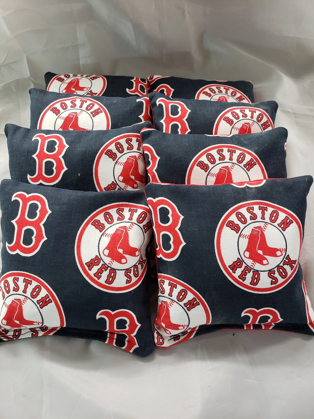 4 Boston Red Sox Classic Corn Hole Bag Red Sox Classic Bean Etsy