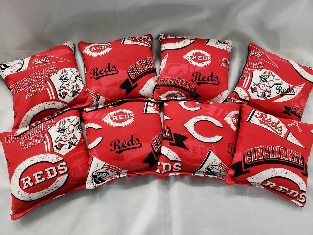 Cincinnati Reds Cornhole Bags, Set of 8, Baseball Sports Bean Bags - Etsy