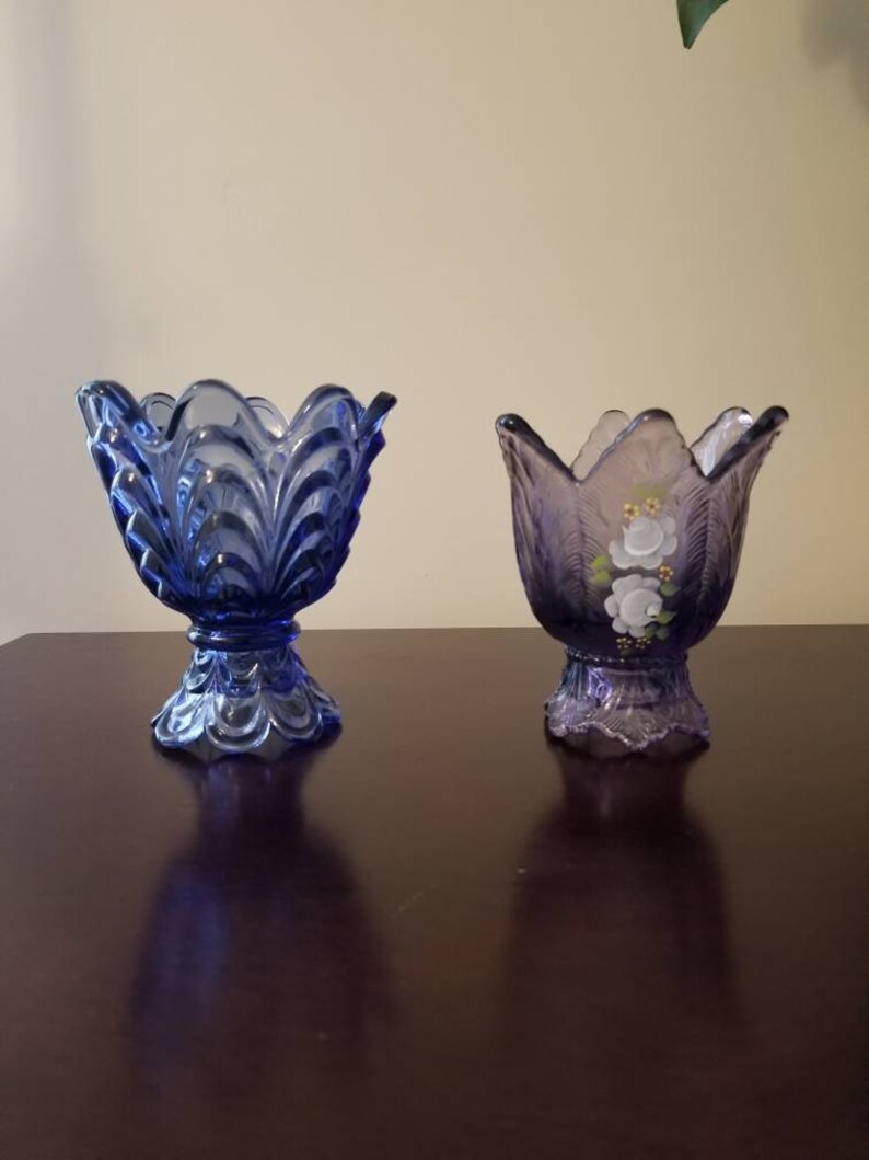 Fenton Double Ended Taper Candle Holder / Votive Etsy