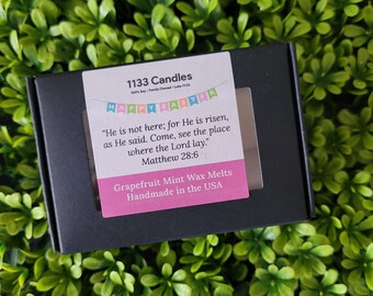 Strong wax melts | 100% soy wax melts for home | candle melts | Christian gift | Bible verse candle | Christian candles | made in USA |