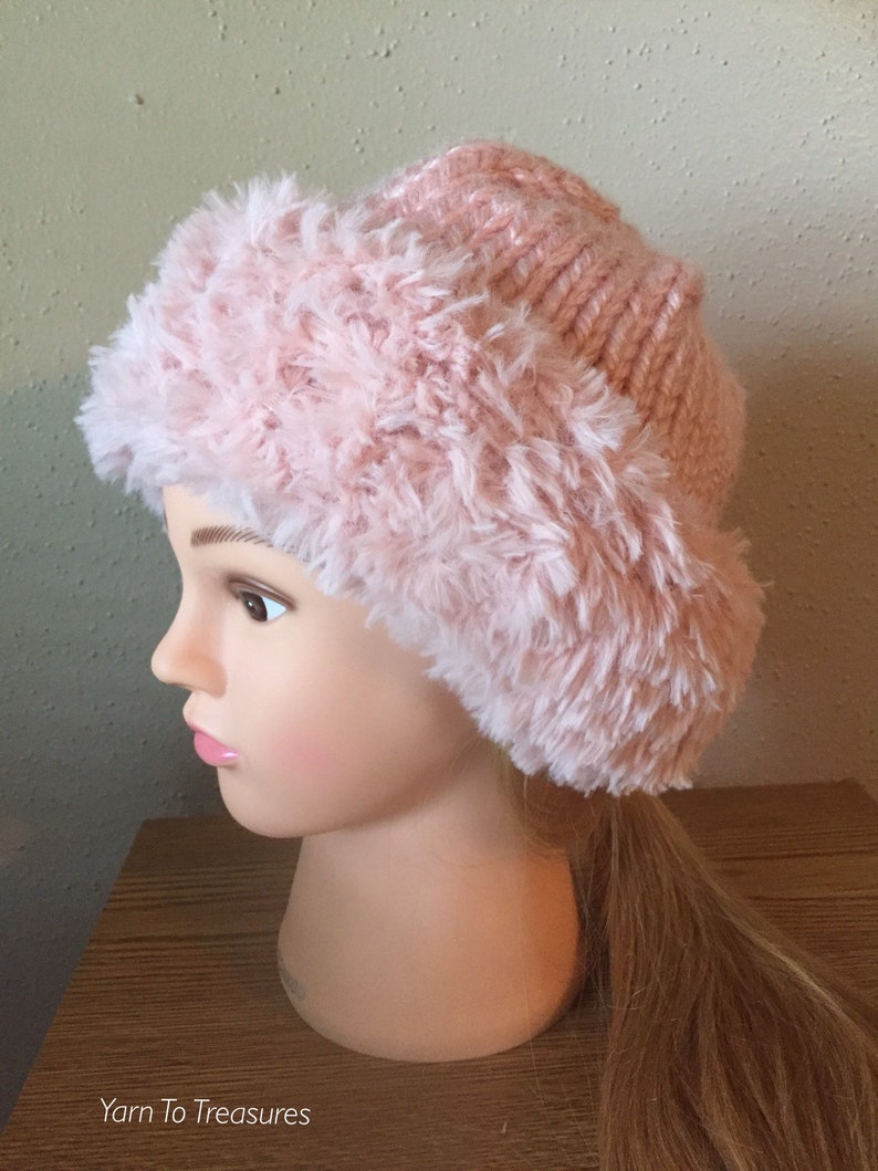 fur brim hat