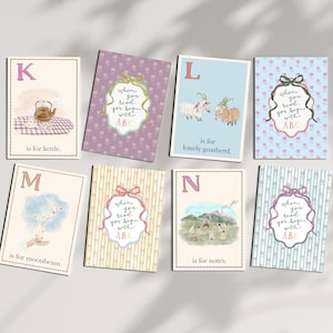 Tarjetas didácticas ABC de Sonidos de la música en cartulina gruesa