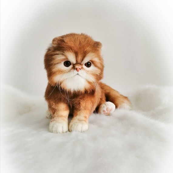 realistic cat plush