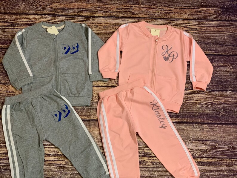 Personalized Baby Tracksuits Matching Baby Sets Custom Baby Etsy
