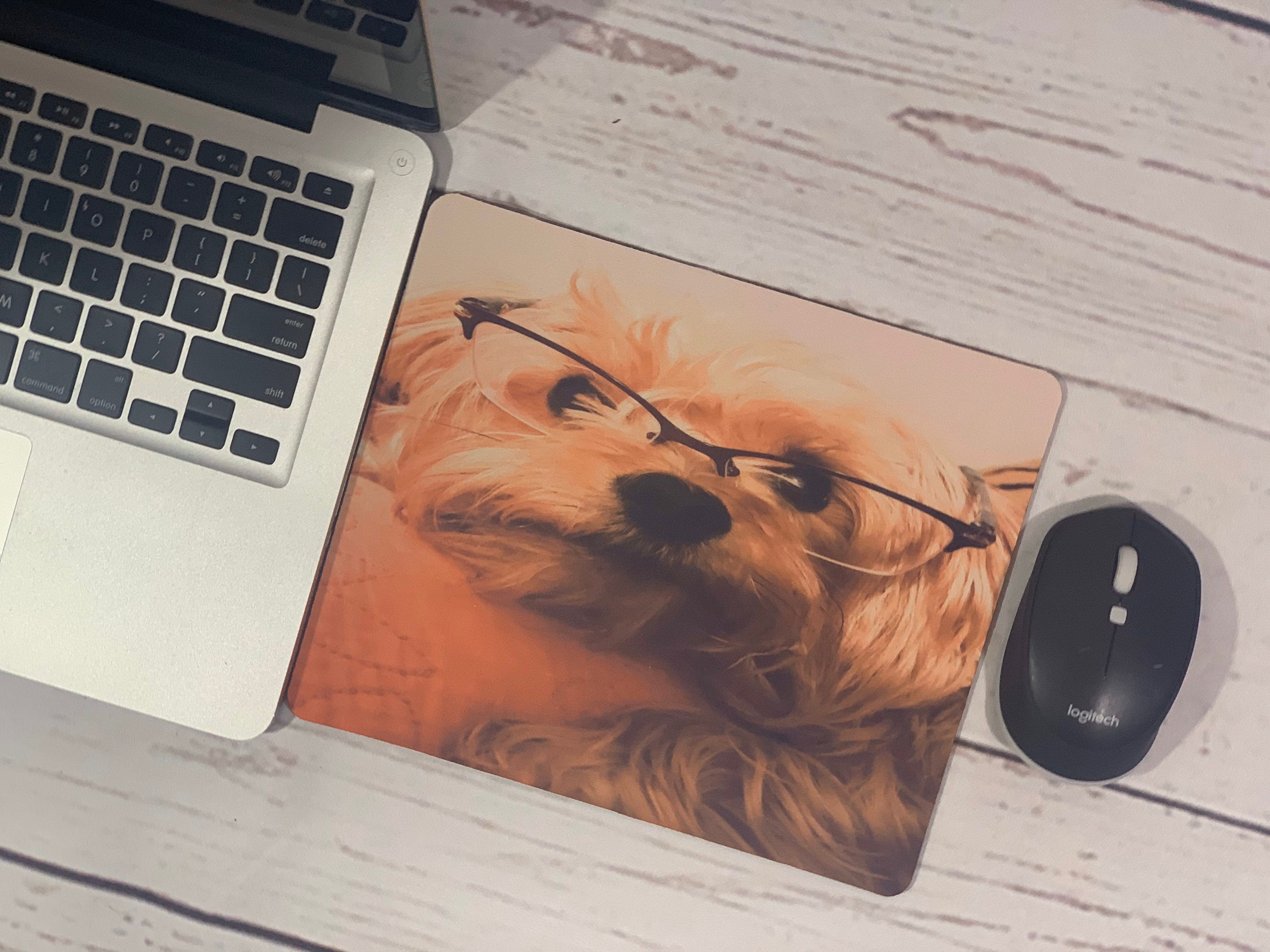 Custom Logo Mouse Pad Mouse Pad Custom Mouse Pad Business Etsy