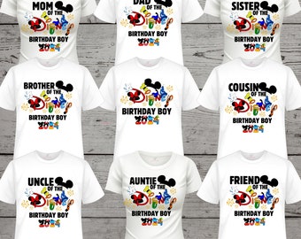 1st Mickey Mouse Birthday Shirt PNG, Disney Shirt PNG File, Birthday Family Shirts, Family Vacation Shirts, Disney Vacation Shirt