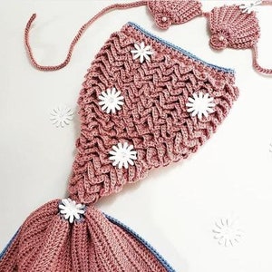 Crochet Mermaid Tail and Top