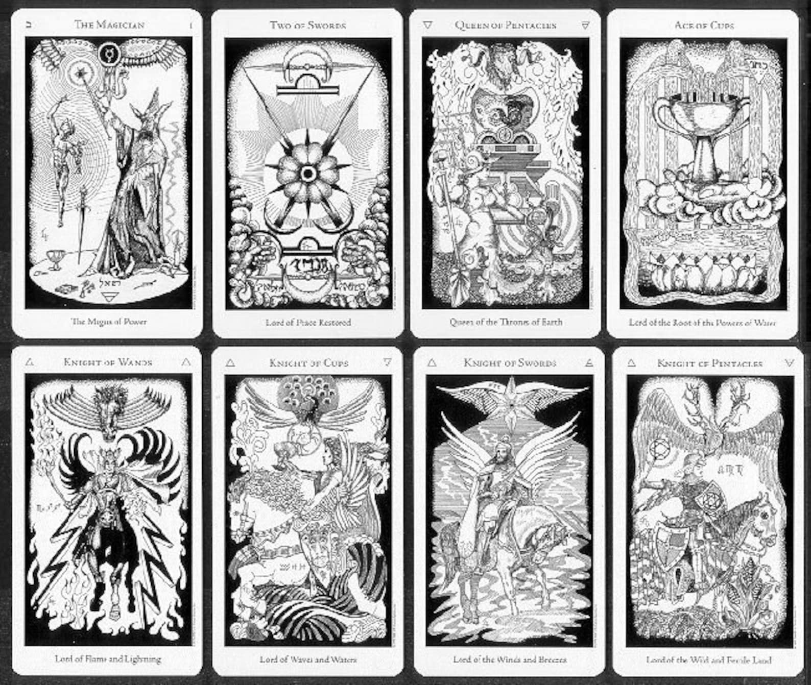 Free Printable Black And White Tarot Card Deck