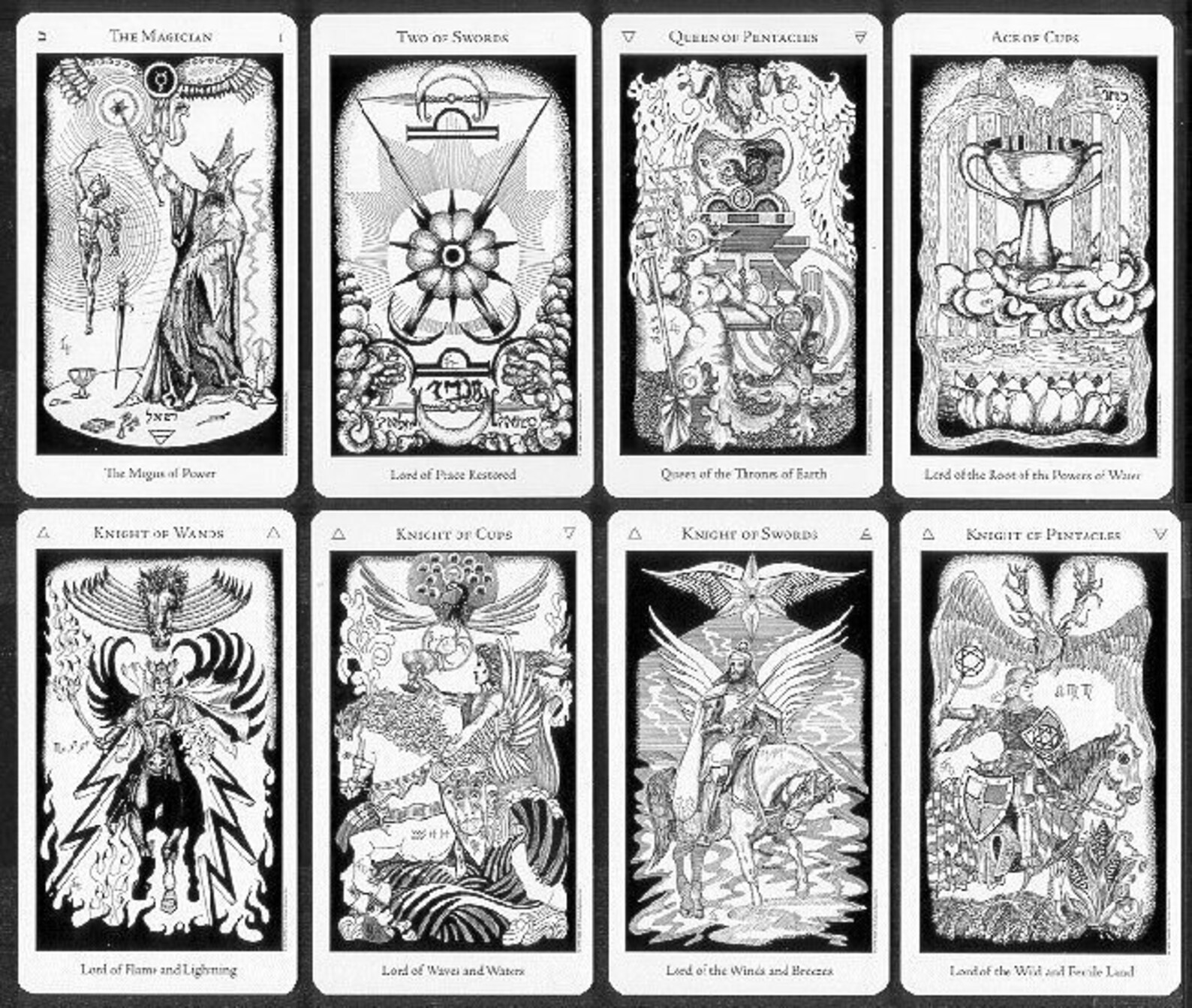 Hermetic Tarot Deck Cartomancy Divination Tool Oracle Etsy