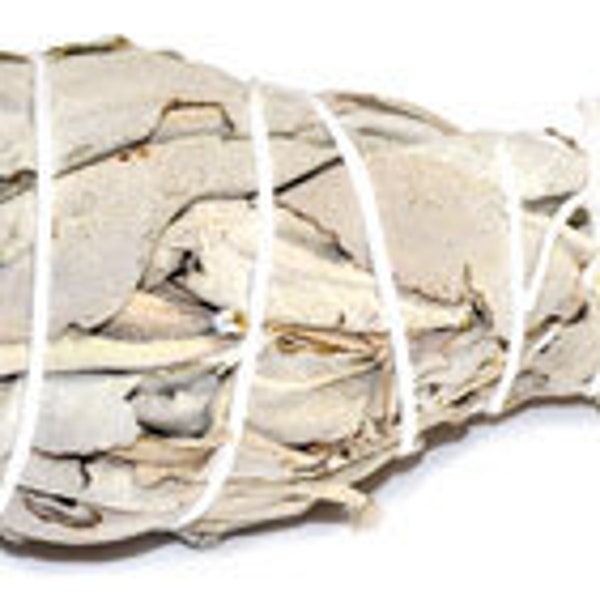 4" Palo Santo & White Sage smudge stick | ceremonial tools | offering | blessing | Made in the USA | purification set natural