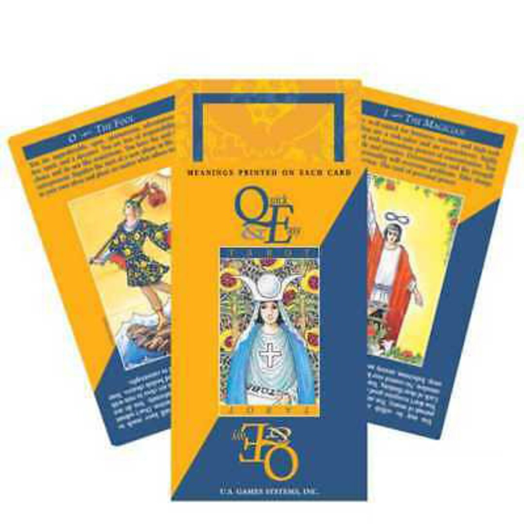 Quick and Easy Tarot Deck Cartomancy Divination Tool Oracle Cards Major Arcana Guide Book Pagan