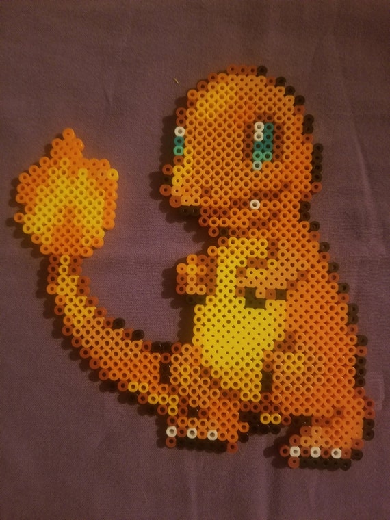 Pokemon Charmander Pixel Art Etsy Pokemon Charmander Pixel Art Etsy