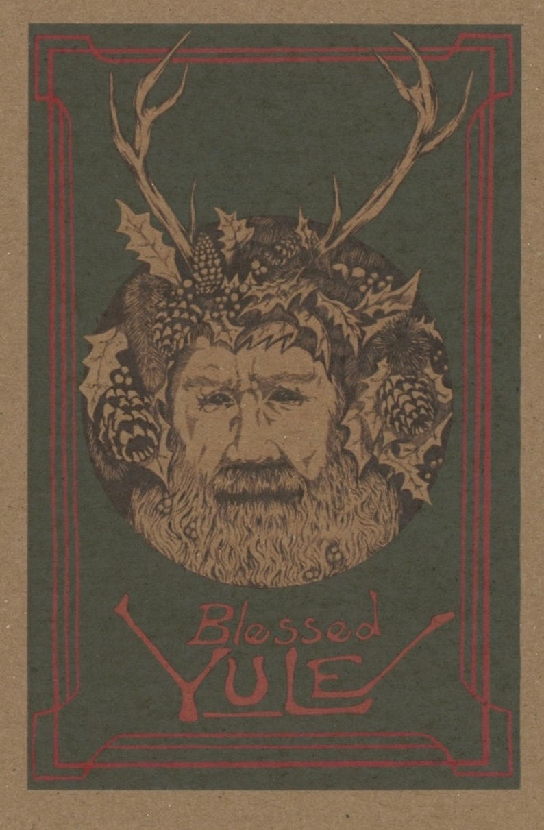 Pagan Themed Christmas/Yule Greeting Cards Etsy