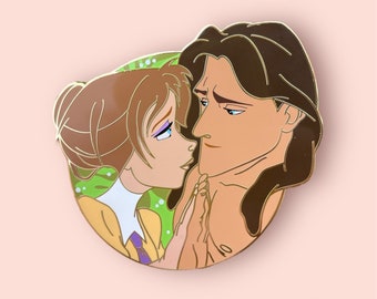 Épinglette fantaisie Tarzan et Jane