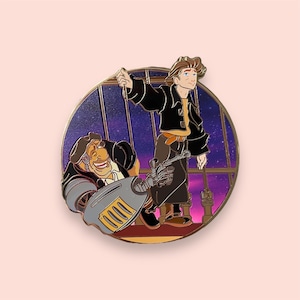 Épingle fantastique du livre de contes de Jim Hawkins Planète au trésor