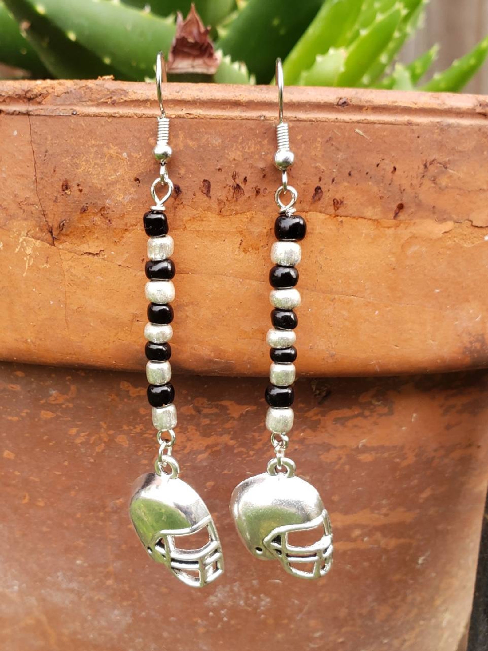 Las Vegas Raiders Inspired Earrings/Raider Nation/NFL Football | Etsy Las Vegas Raiders Inspired Earrings/Raider Nation/NFL Football | Etsy