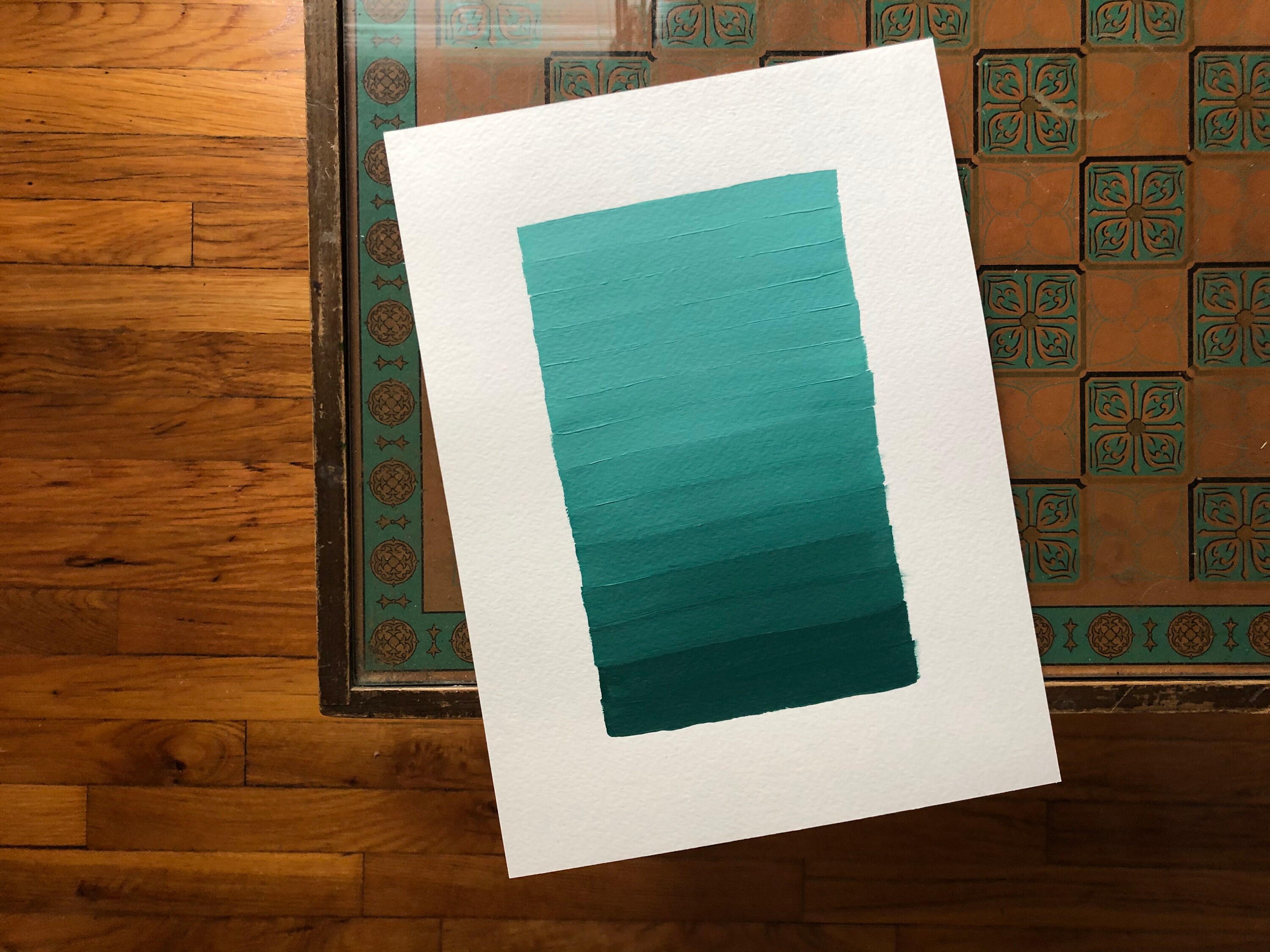 Abstract Original Acrylic Painting Original Gradient Color Etsy