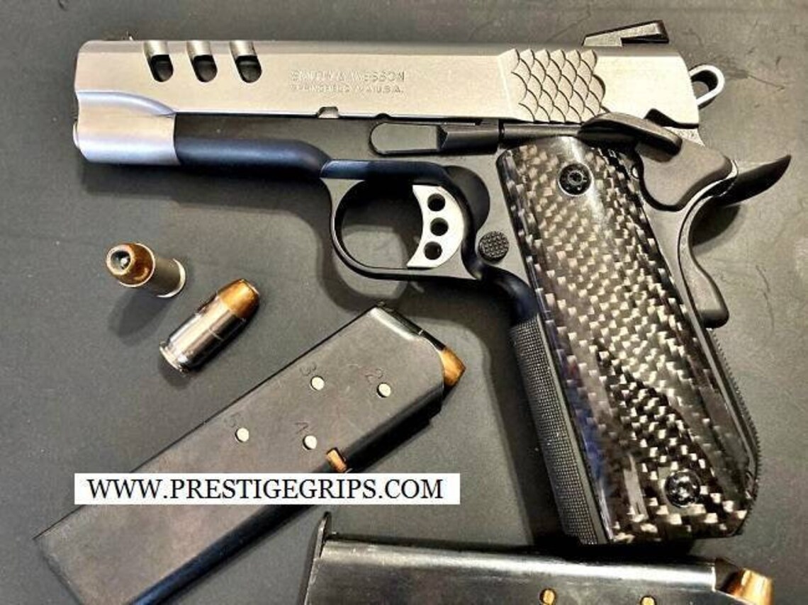 1911 Real CARBON FIBER Smooth grips for Full Size 1911 & Etsy