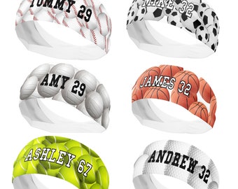 Custom Wide Volleyball Headband, Soccer headband, baseball headband, tennis headband, golf headband, basketball headband