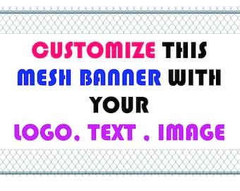 Custom Fence Mesh banner