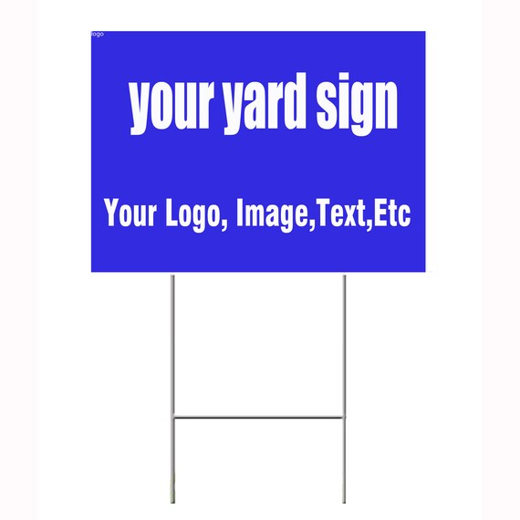 Corrugated Plastic Yard Sign - Etsy