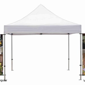 Tent Vertical Banner, Vertical banner, tent side banner, canopy side banner, Vertical flag, Canopy Banner, Tent banner, Custom banner