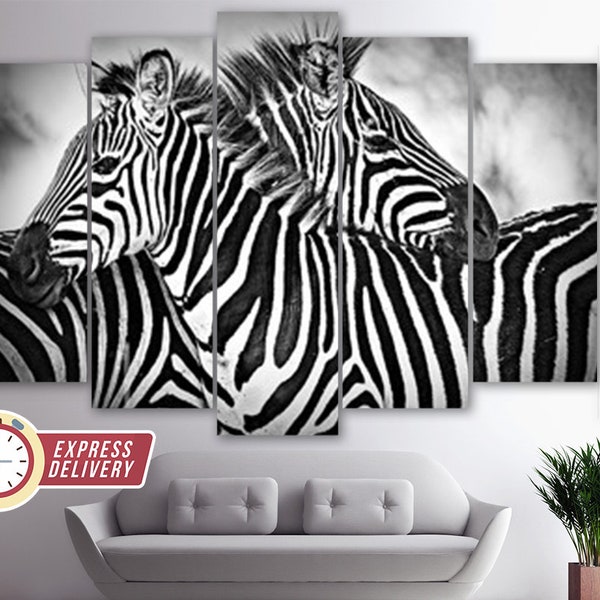 Romantic Black and White Zebra Canvas Art, Zebra Canvas Print, Zebra Photo, Zebra Wall Art, Abstract Wall Art, Wild Animals Photo, Zebra Art