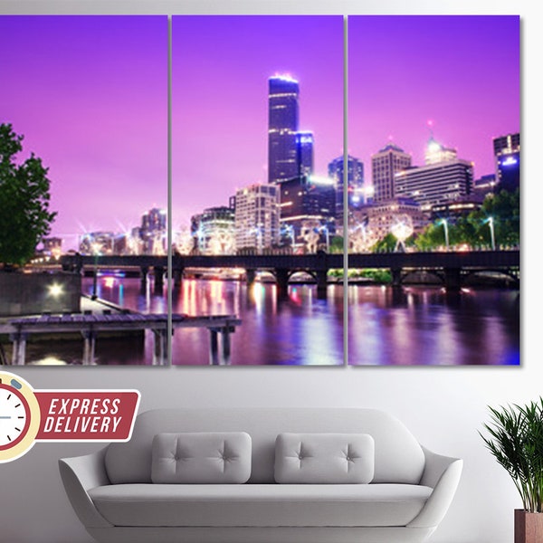 Melbourne Skyline Etsy Australia