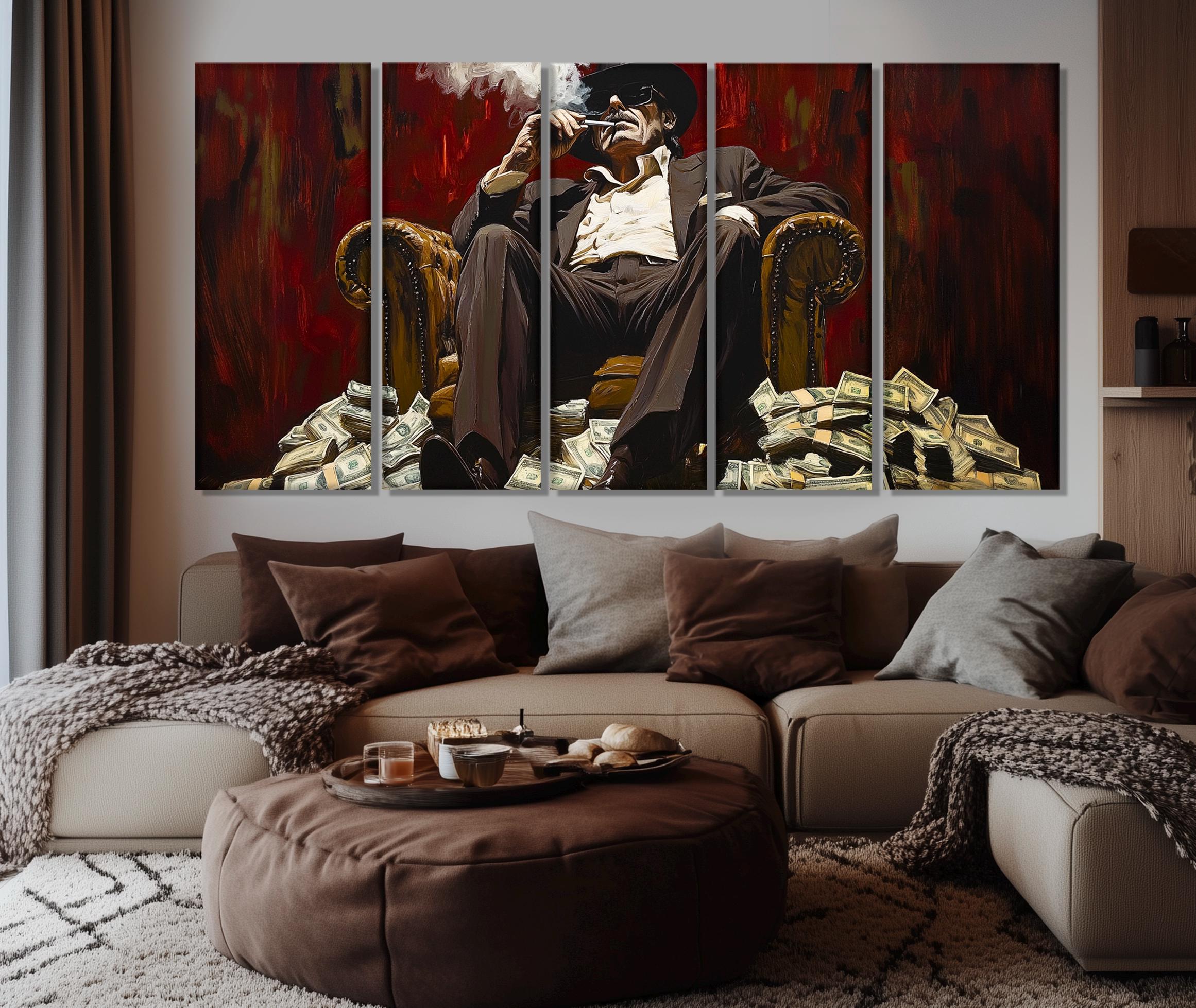 Poster The Gentlemen Sur Toile - Déco Murale Moderne 20x30 Cm Pour Chambre, Salon Ou Bureau - 14