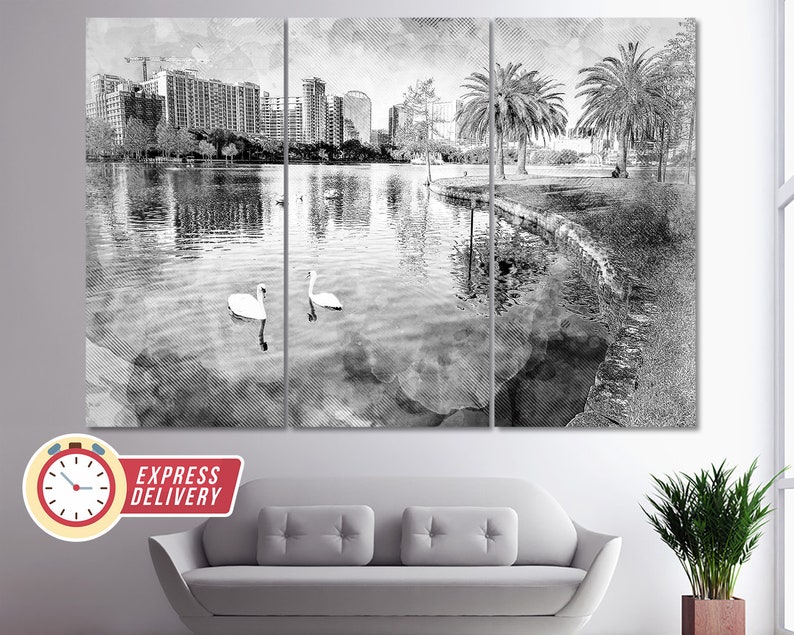 Orlando Canvas Art Orlando Paintings Orlando Print Orlando Etsy