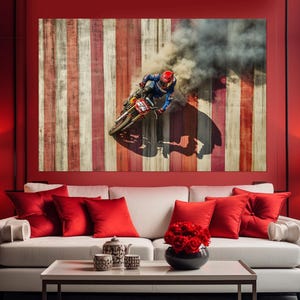 Dirt Bike Wall Art, Dirt Bike Canvas Print, Large Motocross Canvas Art, Motocross Wall Art, Motocross Gift, Biker Gift, Motocross Photo