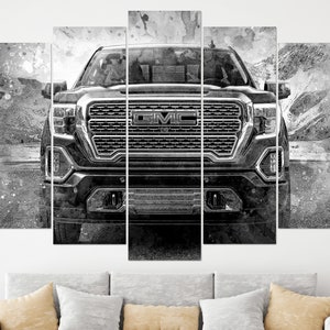 GMC Sierra Truck Canvas Print, Off Road Wall Art, GMC Wall Art, GMC Canvas Art, Gmc Pickup, Gmc Fan Gift image 6