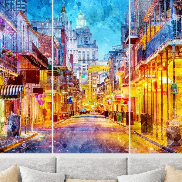 New Orleans Canvas Art, New Orleans Wall Art, Louisiana Canvas Art, Louisiana Wall Art, New Orleans Painting, New Orleans Print