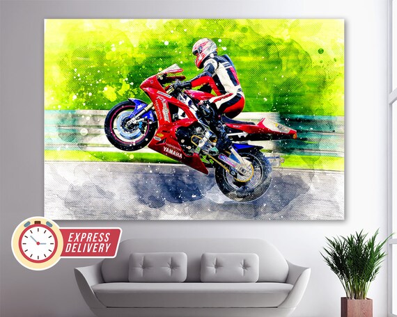 Motorcycle wall art deals