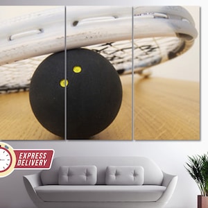 Squash Canvas Art, Squash Wall Art, Squash Canvas Print, Squash Fan Gift, Squash Player Gift, Squash Print, Squash Wall Decor, Squash Poster