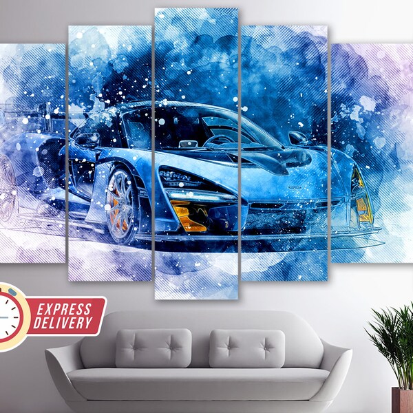 Mclaren Senna Wall Art - Etsy