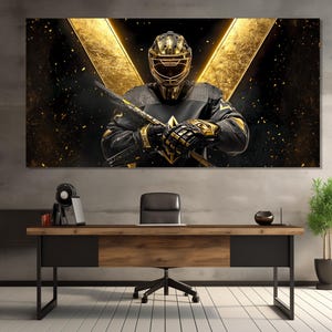Abstract Ice Hockey Wall Art, Ice Hockey Canvas Print, Ice Hockey Poster, Ice Hockey Fan Gift, Ice Hockey Painting, Ice Hockey Print