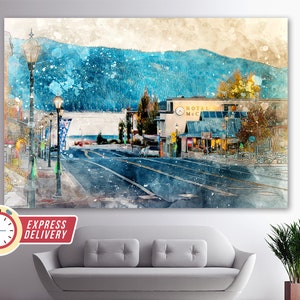 Boise Downtown, Idaho Canvas Art, Idaho Wall Art, Boise Print, Boise Canvas, Idaho Poster, Boise Photo, Boise Wall Decor, Boise Poster