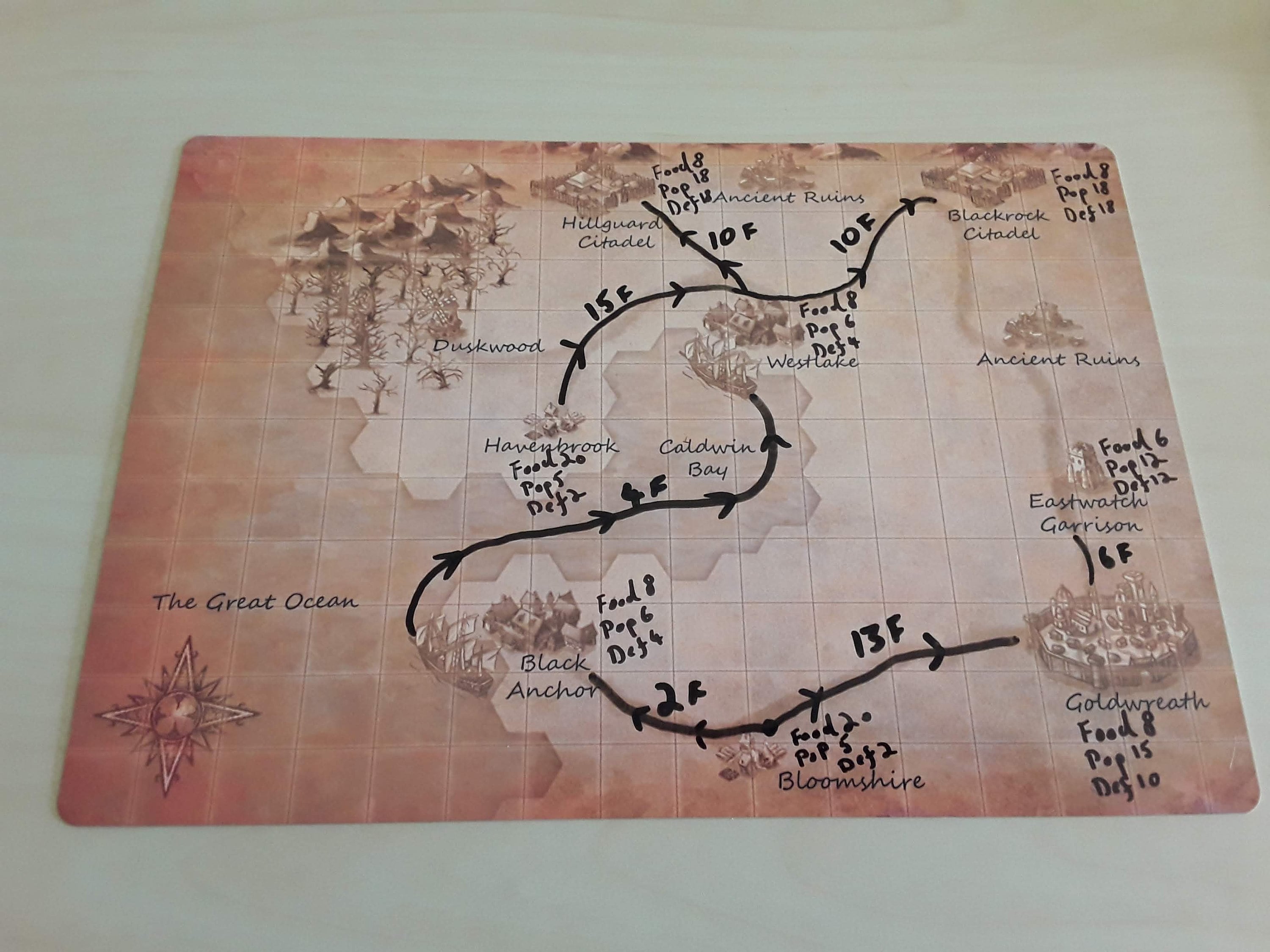 Custom Printed Dry Erase Aluminium Dungeons and Dragon Map Etsy