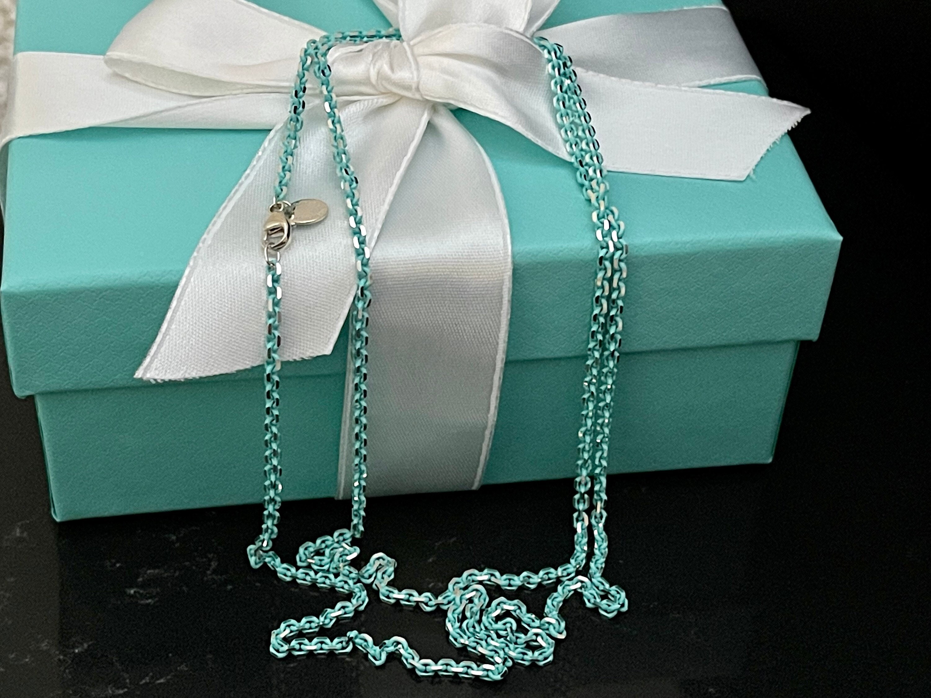 Blue Enamel Tco Tiffany Tiffany Co Sterling Silver Blue Link