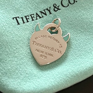 Tiffany Co. Sterling Silver Return To Devil Heart Charm Etsy