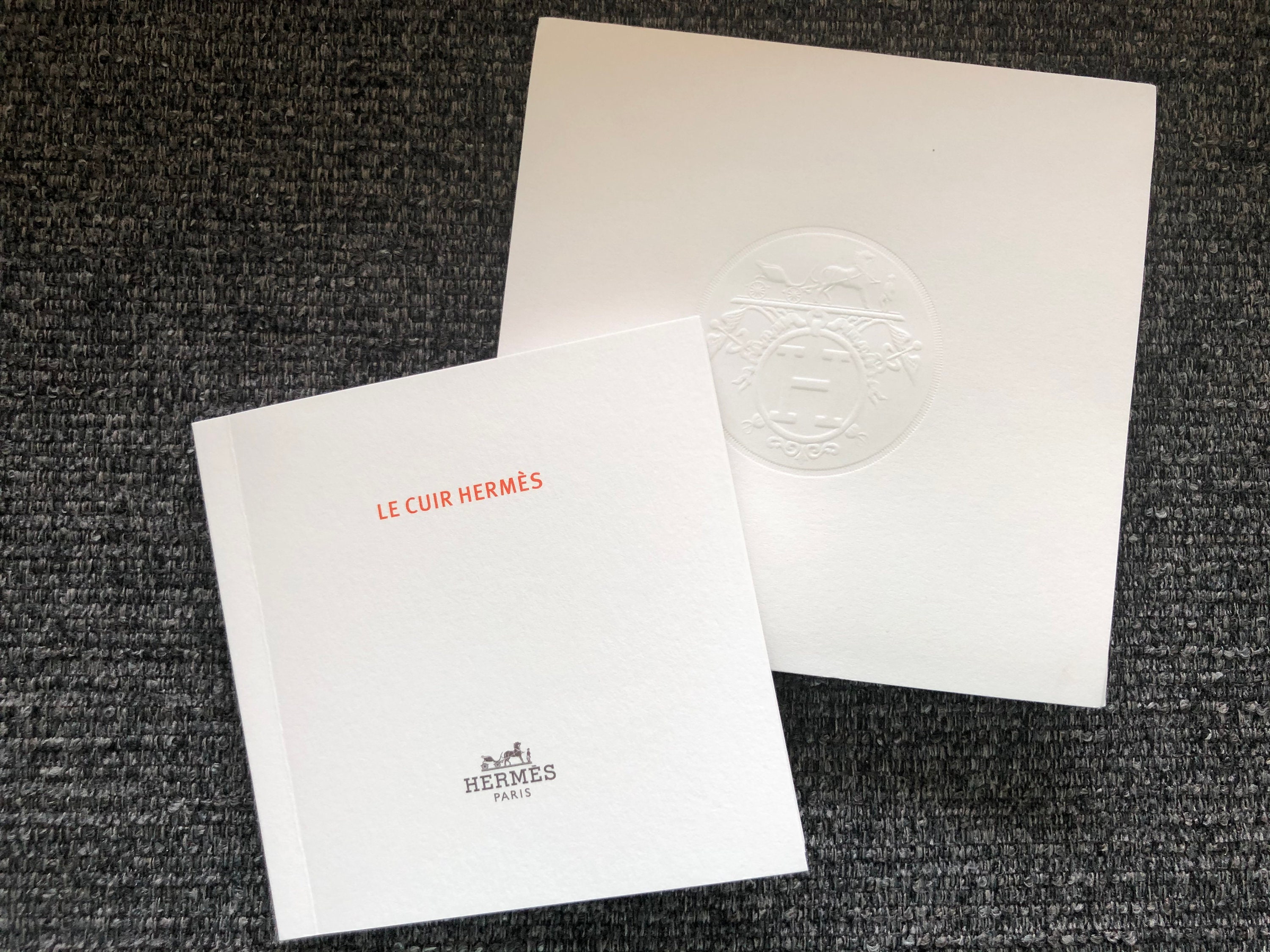 Hermès le Cuir Care Booklet Collectible 