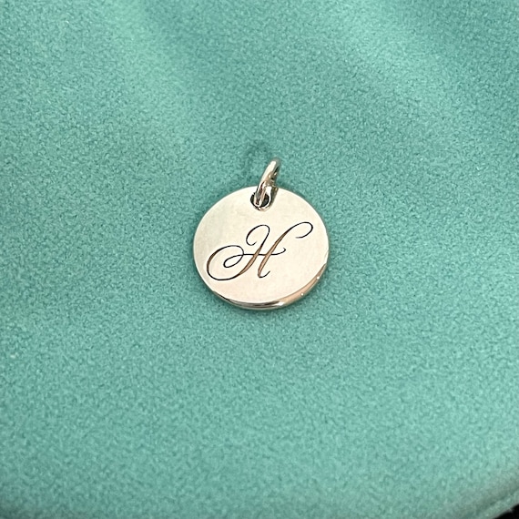 Tiffany & Co.  Sterling Silver Initial H Charm - image 1