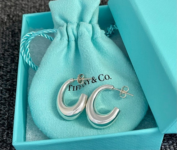 Tiffany \u0026 Co. Sterling Silver Hoop 