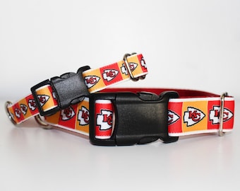 Kansas City Chiefs Dog Collar: Game Day Football Collar