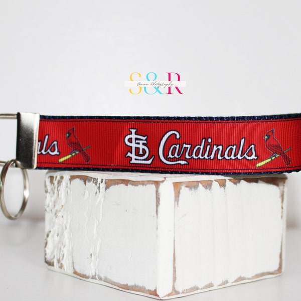 Saint Louis Cardinals - Baseball Sports Team - Key Wristlet - Key Fob - Key Chain - Co-Worker Gifts