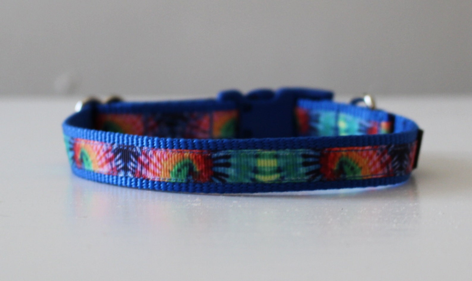 Tie Dye Dog Collar Boy or Girl Dog Collar Handmade Dog Etsy